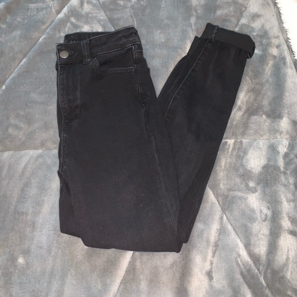 American Eagle Outfitters Denim - american eagle black basic jeans